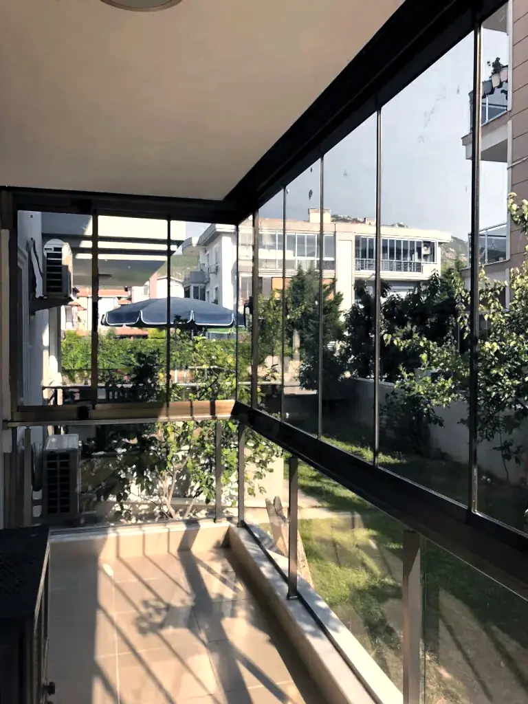 Evler için Cam balkon